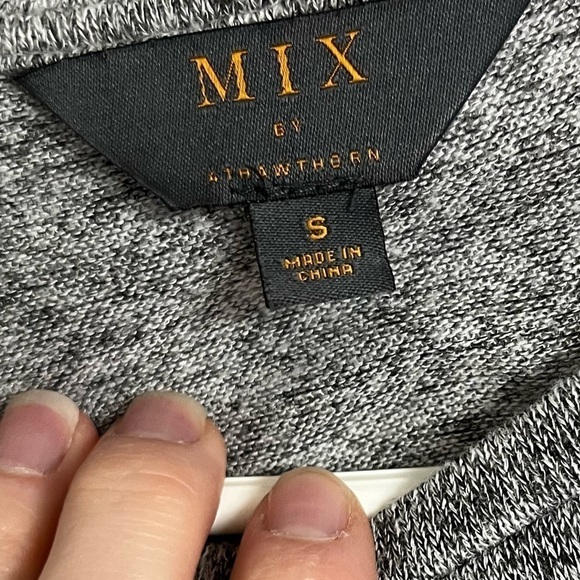 Mix by 41 Hawthorn Heather Gray Lightweight Top Small - Picture 4 of 5
